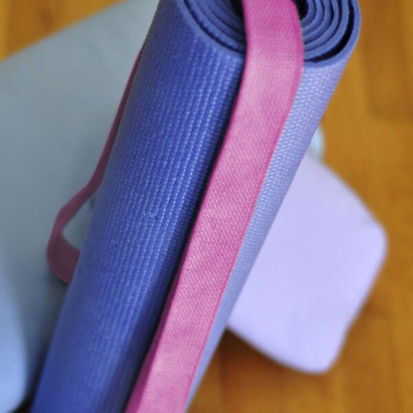 Pink Yoga Strap for sale, 10 inch. 3-5 days shipping