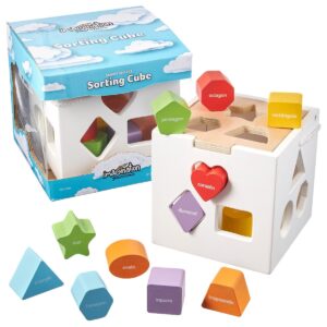 bilingual smart shapes sorting cubes toy