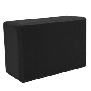 large high density black foam yoga block9x6x4