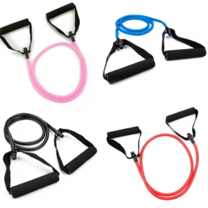 pink 4 foot medium tension exercise resistance band