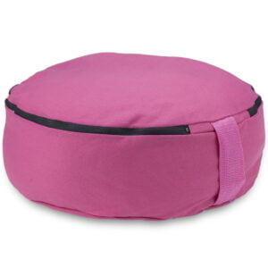 pink zafu meditation cushion 15 inch