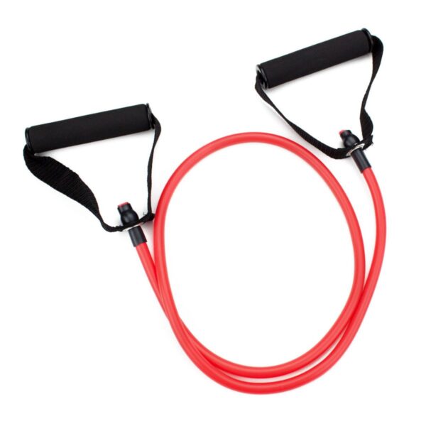 red 4 foot medium tension Exercise Resistance Band