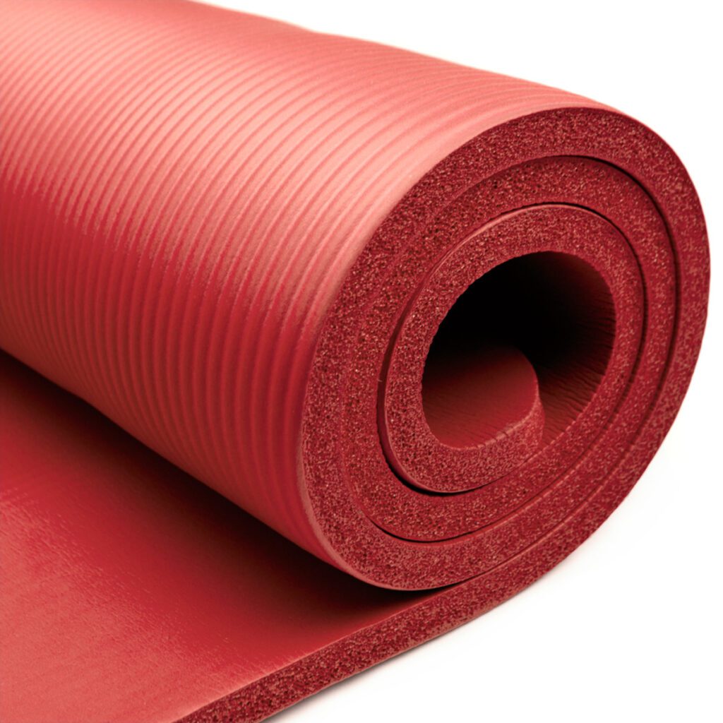 Red Yoga Mat 3/4 Inch