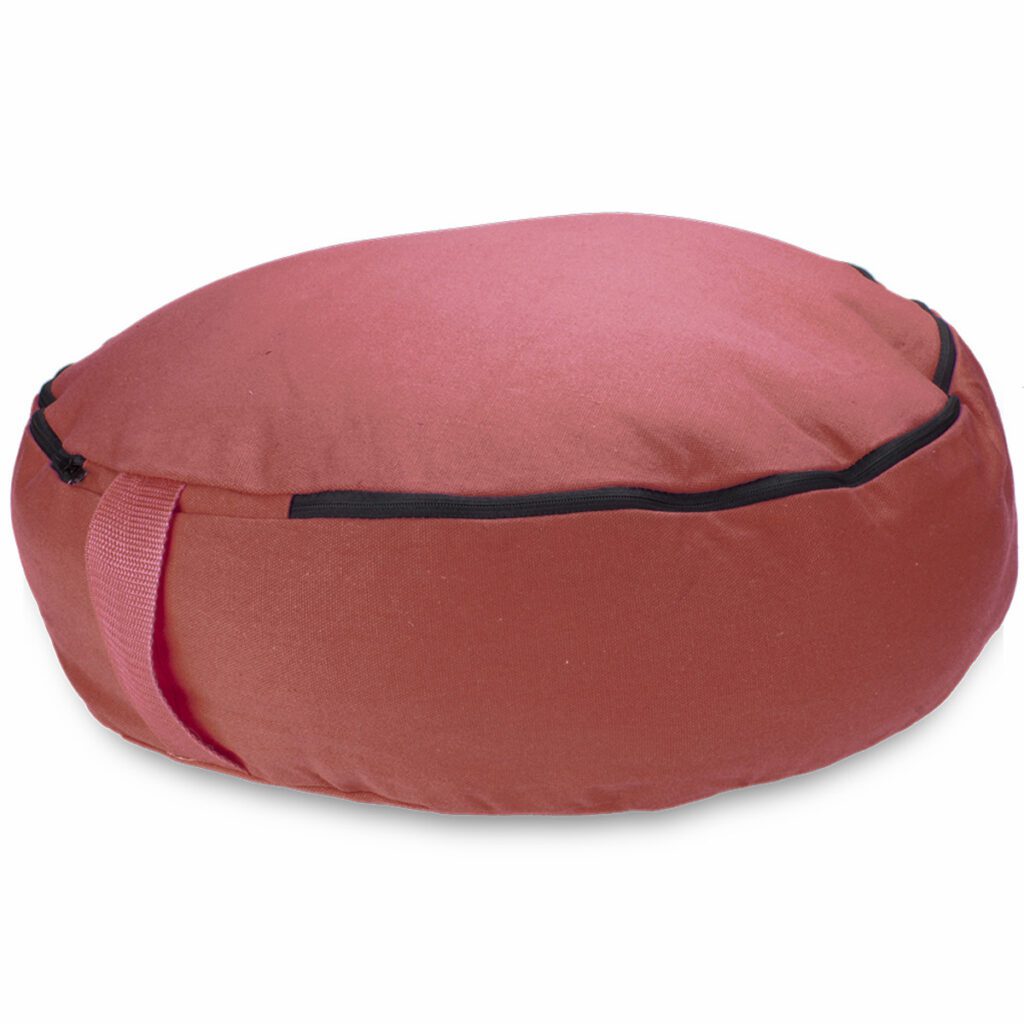 Red Zafu Meditation Cushion for Sale at csjacupuncture.com