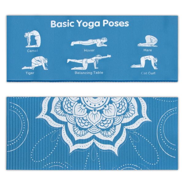 yoga knee pad waterfall blue