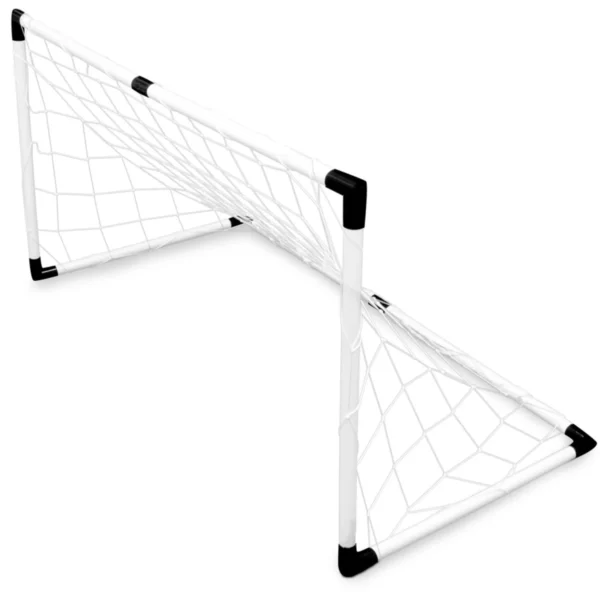 2 Pack Youth Soccer Goals with Soccer Ball and Pump2