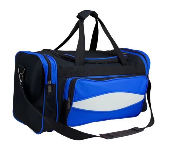 20 Inch Blue 600HD Tuff Cloth Canvas Duffel Bag1