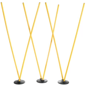 6 Agility Poles with 3 Bases1