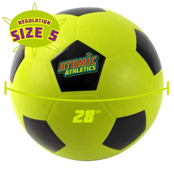 Regulation Size Neon Soccer Balls