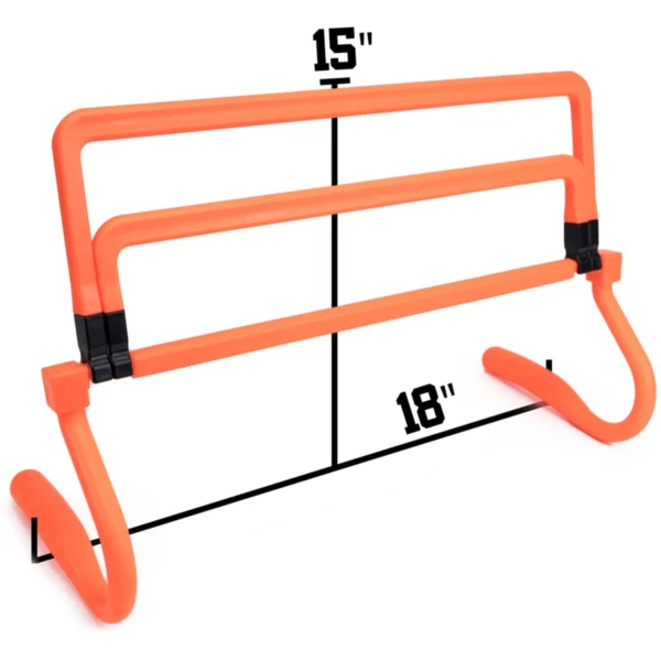 Agility Hurdles with Height Extenders 6 pack4