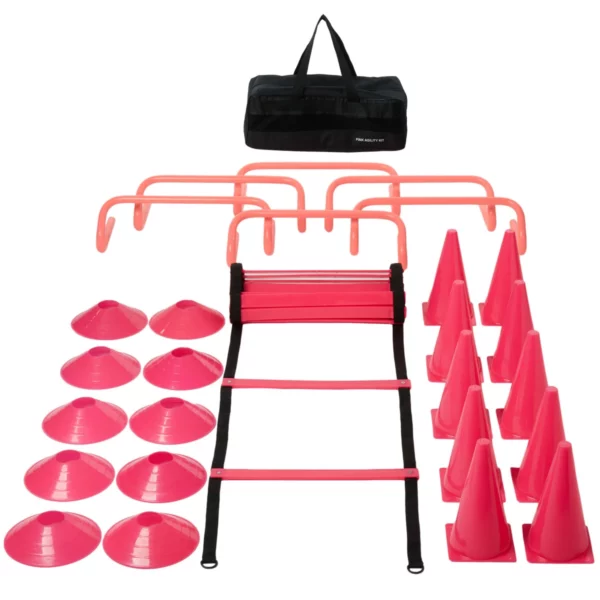 Pink Agility Kit with Carry Bag1