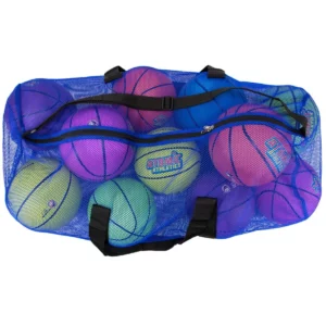 Sports Ball Bag with Strap Blue