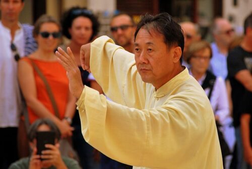 Stroke Recovery and Tai Chi - A Man performing Tai Chi