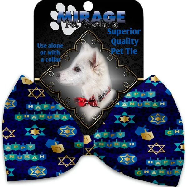 Chanukah-Bliss-Pet-Bow-Tie-Collar-Accessory-with-Velcro
