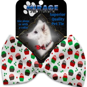 Christmas-Cupcakes-Pet-Bow-Tie-Collar-Accessory-with-Velcro