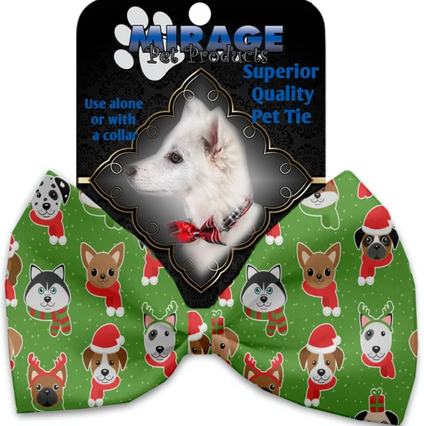 Christmas-Dogs-Pet-Bow-Tie-Collar-Accessory-with-Velcro