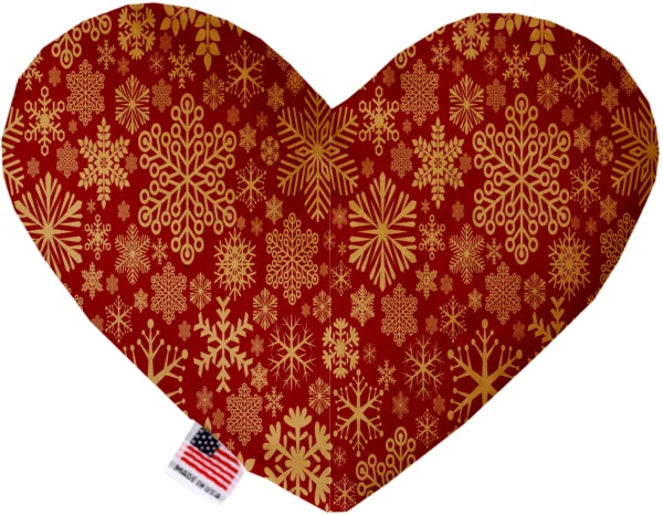 Red-Snowflakes-6-Inch-Canvas-Heart-Dog-Toy