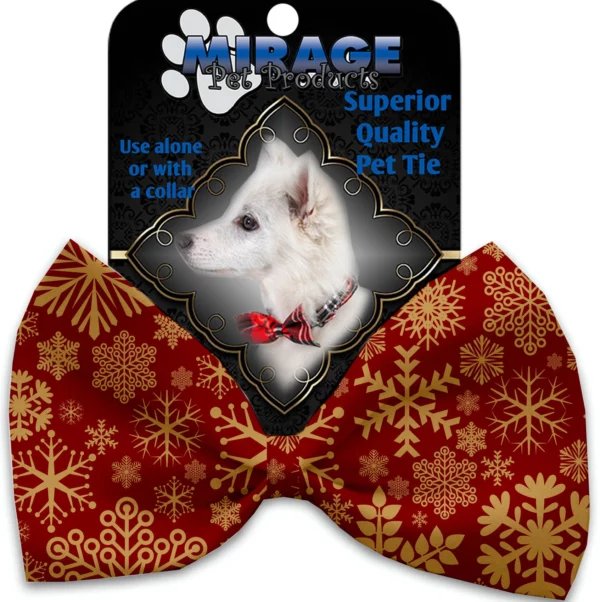 Red-Snowflakes-Pet-Bow-Tie