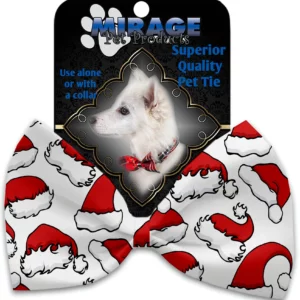 Santa-Hats-Pet-Bow-Tie-Collar-Accessory-with-Velcro