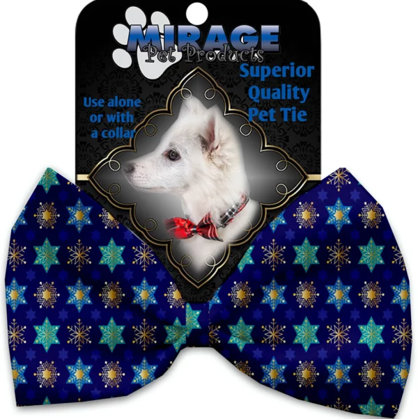 Star-of-David-and-Snowflakes-Pet-Bow-Tie