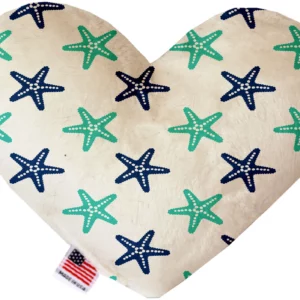 Starfish-6-Inch-Canvas-Heart-Dog-Toy