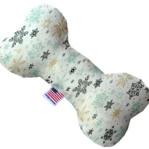 Vintage-Snowflakes-10-Inch-Canvas-Bone-Dog-Toy