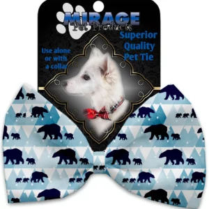 Winter-Bear-Tracks-Pet-Bow-Tie-Collar-Accessory-with-Velcro
