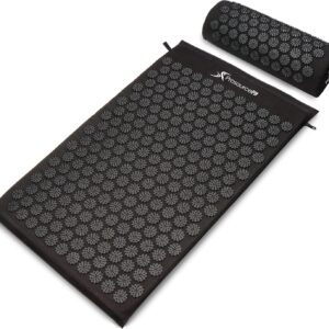 ProsourceFit Acupressure Mat and Pillow Set for Back/Neck Pain Relief